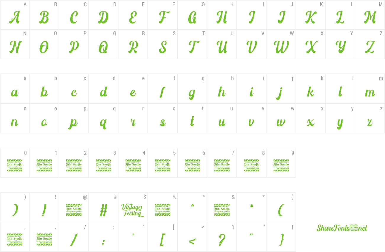 Font Vintage Feeling preview